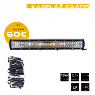 420W TROJRADOVÁ LED RAMPA 51cm /COMBO/ EMC E9 R10 +...