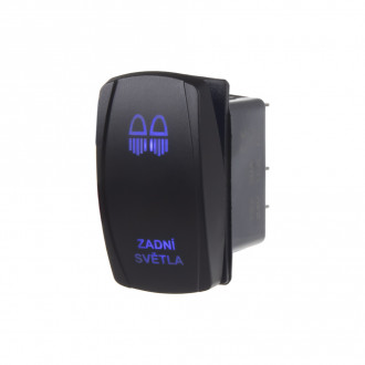 ROCKER2 spínač so symbolom ZADNÍ SVETLA 12/24V