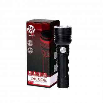 LASER LED taktická baterka, 1x10W biela
