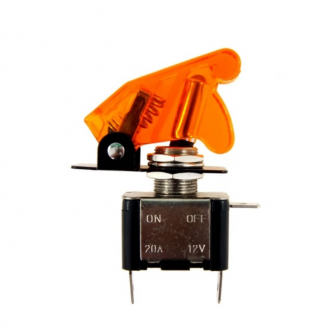Letecký Vypínač 12V ON/OFF podsvietený (žltý)