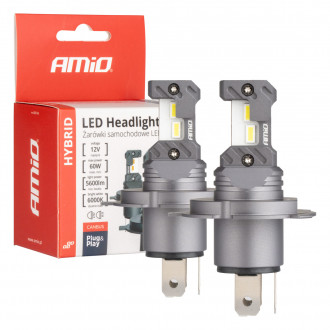 LED žiarovky hlavného svietenia Hybrid séria H4 H19 6000K...