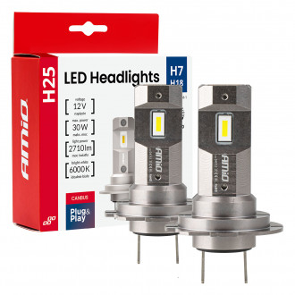 30W LED žiarovky hlavného svietenia CANBUS H7 H18 12V