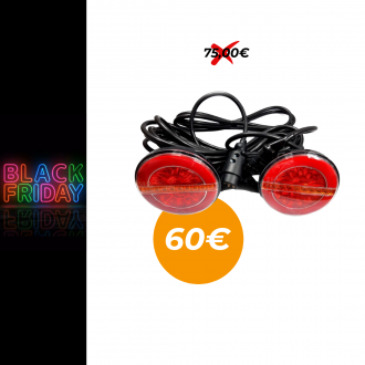 LED ZADNÉ SVETLÁ S DYNAMICKOU SMEROVKOU NA MAGNET