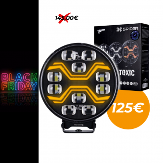 LED diaľkové svetlo X-SPIDER TOXIC L3440 – 80W, 12/24V, 3...
