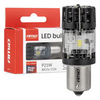 LED žiarovka BA15S P21W – LUMITEC FULL CANBUS | biela |...