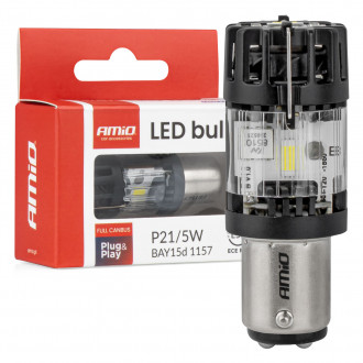 LED žiarovka LUMITEC BAY15D P21/5W – FULL CANBUS, biela,...