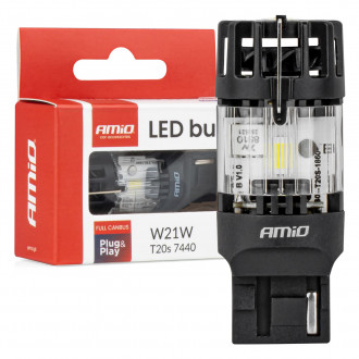 LED žiarovka T20S / 7440 / W21W LUMITEC – biela, FULL...