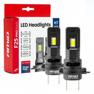 LED žiarovky H7 / H18 – 6000K, Plug & Play, CANBUS - 2ks