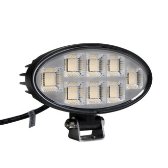 160W LED OVÁLNE PRACOVNÉ SVETLO 17CM /80°/ ECE R10