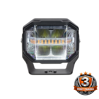 DUAL LED pracovné svetlo 80 W s výstražným oranžovým...