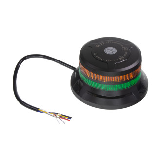 Zeleno-oranžový LED maják 12V/24V, 48 LED, ECE R65, IP67