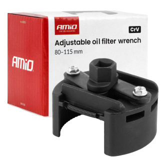 Nastaviteľný kľúč na olejové filtre 80–115 mm, CrV
